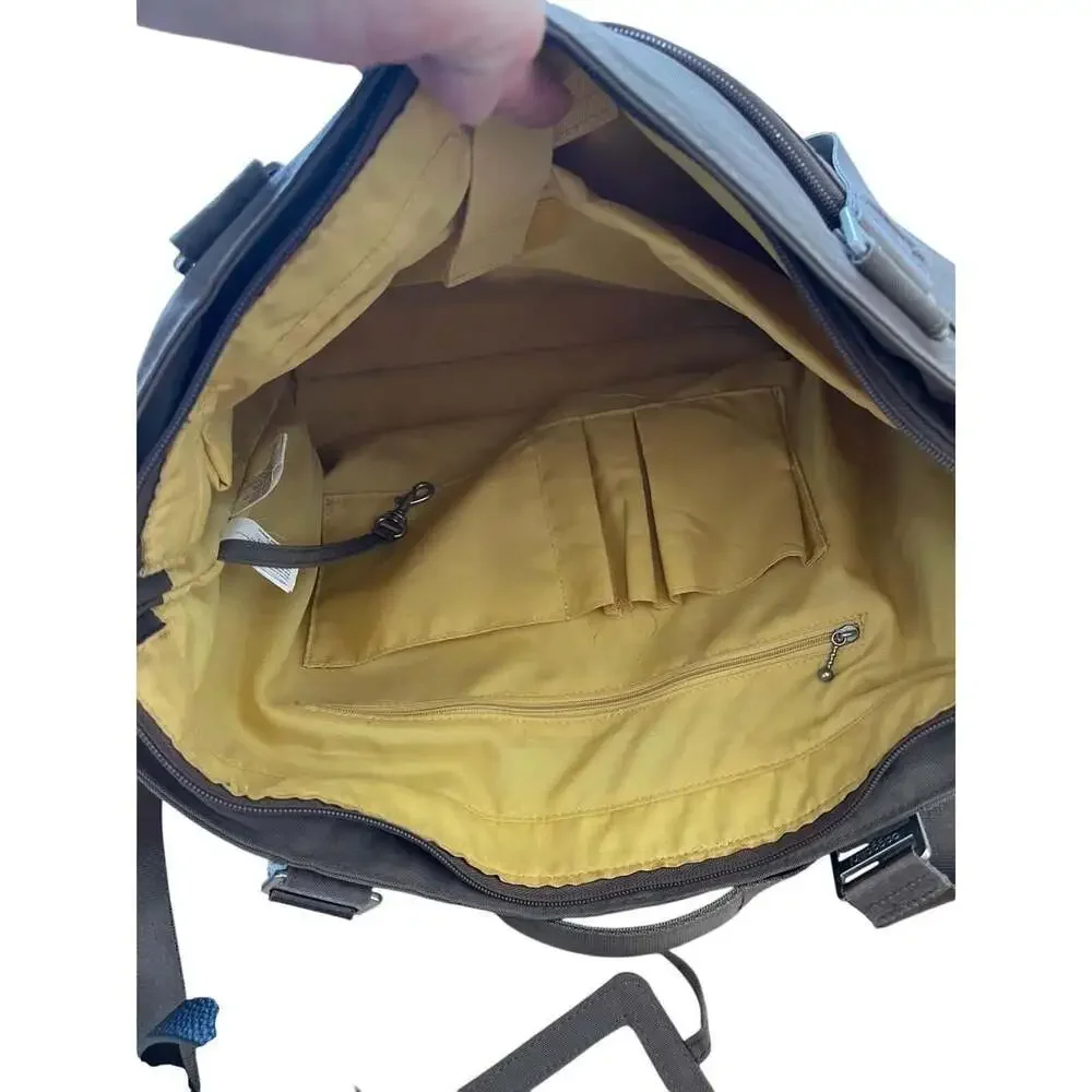 Baggallini Mushroom Brown Nylon Laptop 4249